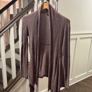 INC International Concepts Mauve Open Front Cardigan